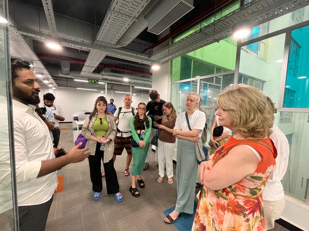 startup_mission's tweet photo. Delegates from the @LJMU visited the Integrated Startup Complex at the Kerala Technology Innovation Zone, yesterday. #KSUM officials walked them through the facilities housed in the centre and offered them first-hand knowledge of the works of incubated #startups.
#delegatevisit https://t.co/vZQja3yOoU