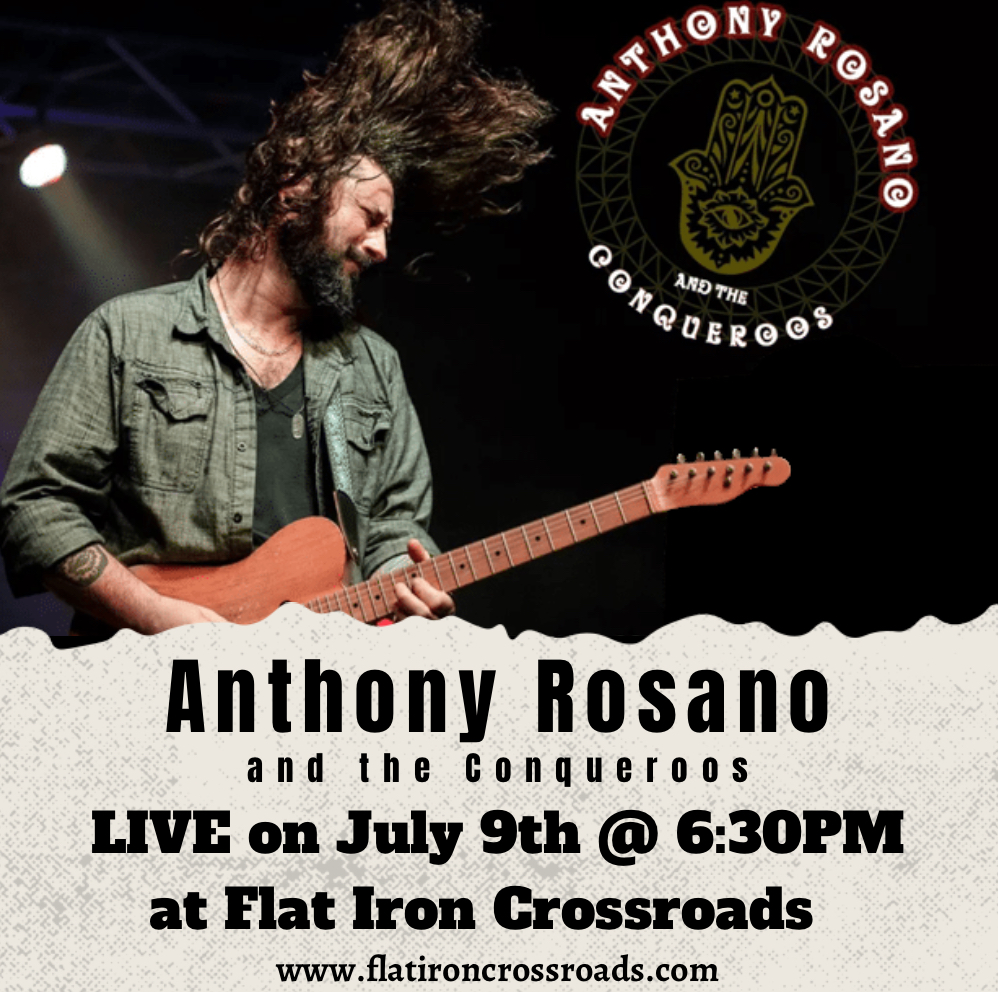 Don’t let the return to the grind get you down.  We are going to get ROO’d this Saturday at Flat Iron Crossroads. Doors open at 5:30pm with delicious fare from Shore Bites and Positive Pizza and tasty beverages from the FIX Bar.  Tickets are $15 at flatironcrossroads.com.
