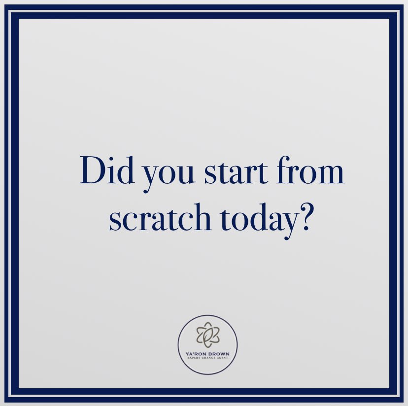 yaronbrown's tweet photo. Are you present in your thoughts and actions or are you carrying yesterday or your past into today? Starting from scratch allows you to be present and keeps you moving forward; helping to prevent you from getting stuck. #mentalhealth #movingforward https://t.co/tAwBj5YmR2