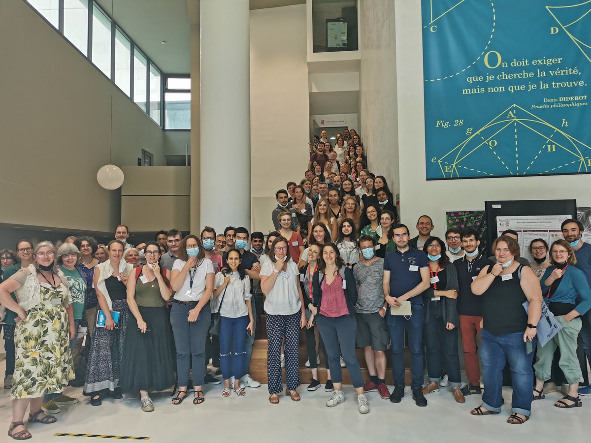 Aren't we amazingly splendid?
UFR Sciences du Vivant @Univ_Paris 🇨🇵🇪🇺🤩😍😀
#science #recherche #enseignement #JSUFRSDV #ESR #biology