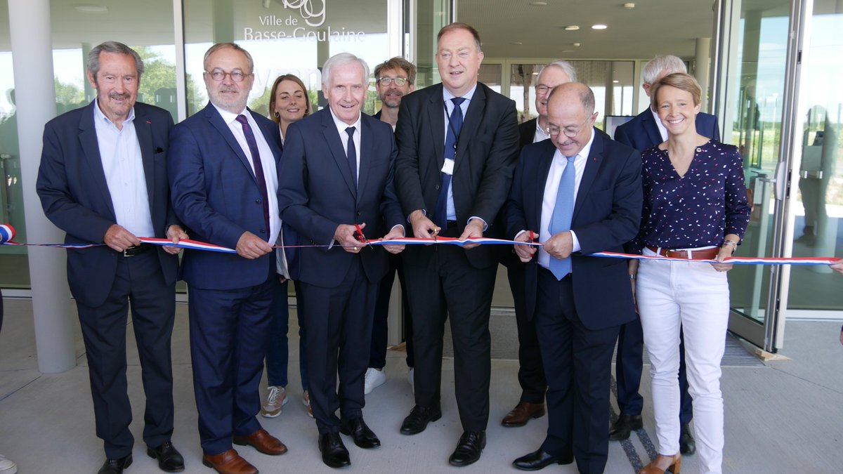 Inauguration et portes ouvertes le 2 juillet du gymnase de la Chesnaie <a href="/BasseGoulaine/">Basse-Goulaine</a>  
basse-goulaine.fr/actualites/ret…