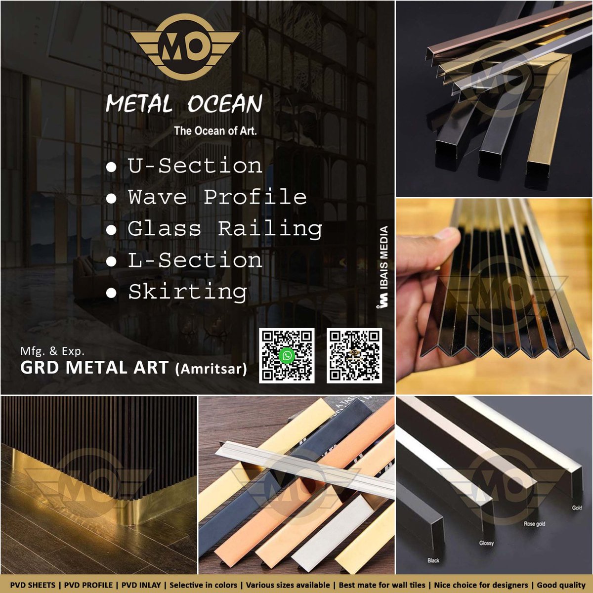 ibais_hardware's tweet photo. GRD METAL ART (AMRITSAR)
For enquiry via WhatsApp click:
https://t.co/TU7CUw5PNn
Mr. Simranjit Singh - 97818 28236
#architrcturaldesign
#Usection #waveprofile #glassrailing #Lsection #skirting #homedecor #interiordesign
.
@IBAISMEDIA https://t.co/5o3ysMxiOh