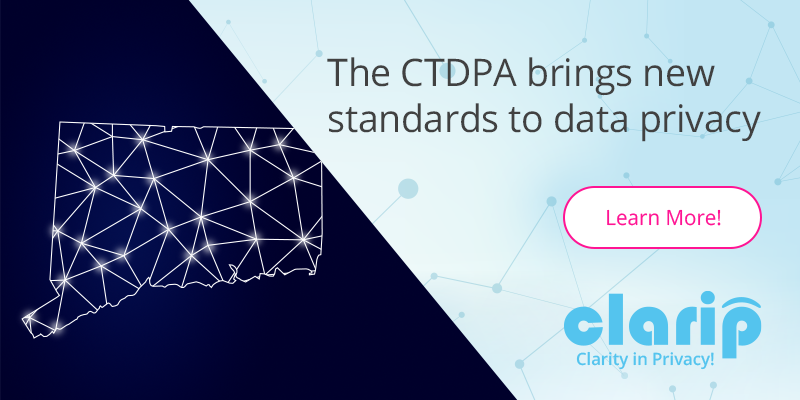 claripinc's tweet photo. The Connecticut Data Privacy Act (#CTDPA) includes many of the same rights, obligations, and exceptions as consumer privacy laws already on the books – Connecticut goes a bit further. https://t.co/BH1Mwi8jUU

#privacycompliance #darkpatterns #privacylaws #datagovernance https://t.co/kbHL6vmqhX