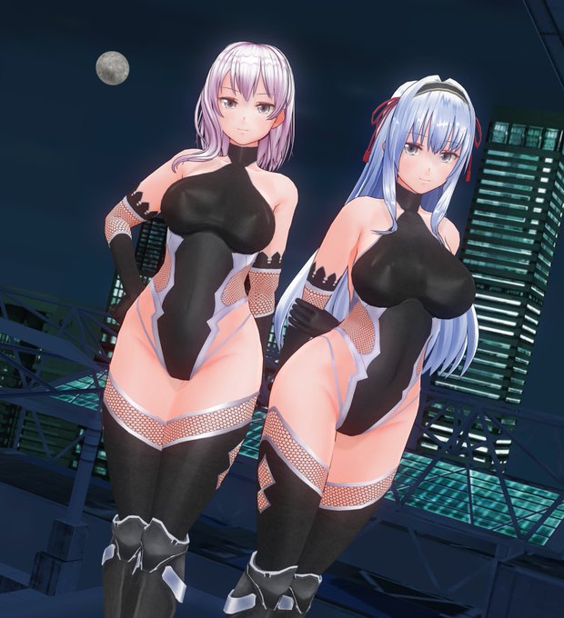 奴隷娼婦(対魔忍)にはチョーカーニーソ手袋ビキニが似合う。 