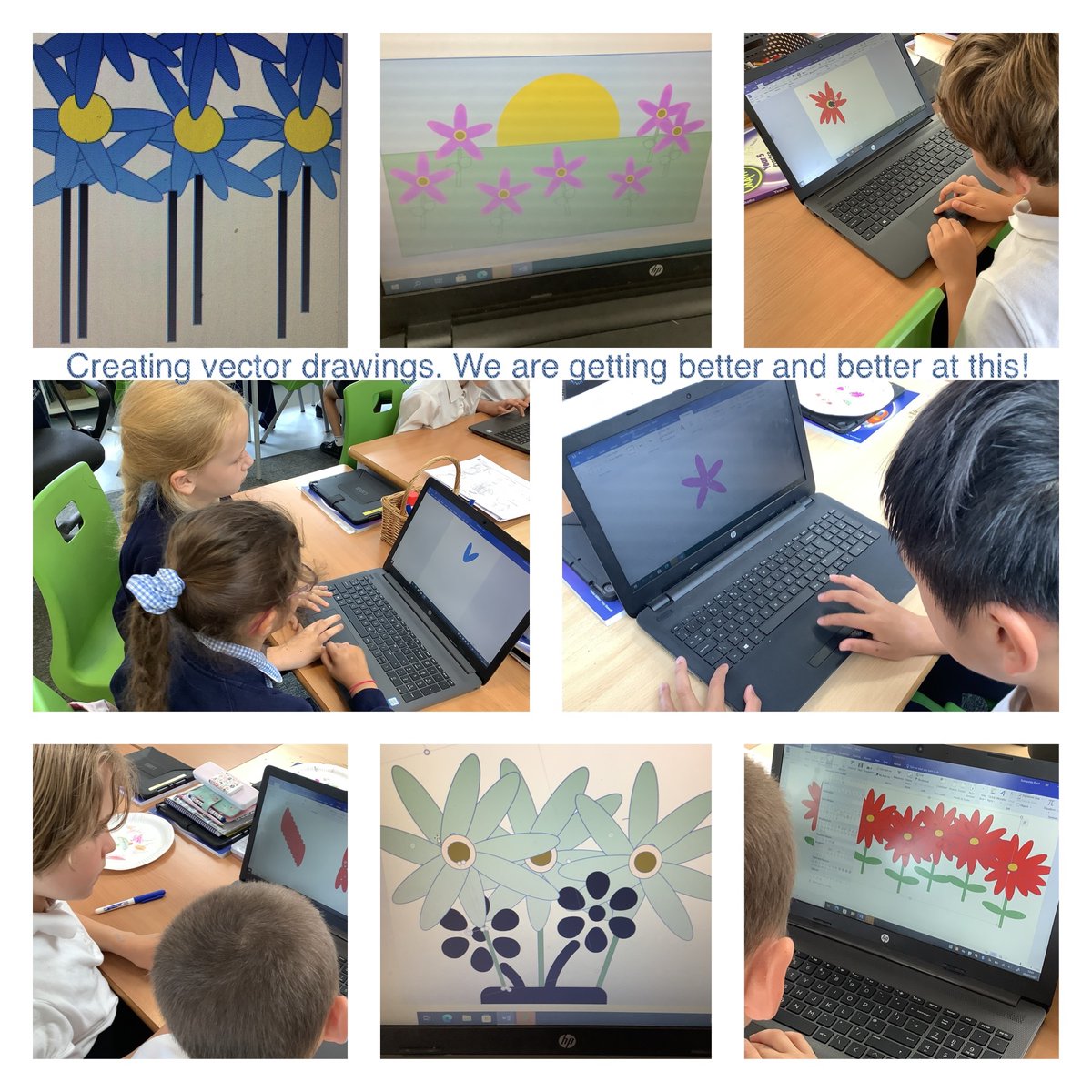 SunnysideSA's tweet photo. Oak class are loving our computing topic this half term. We are getting very good at creating Vector drawings. #computing #vectordrawings #oakclass https://t.co/LOJbKOvggN