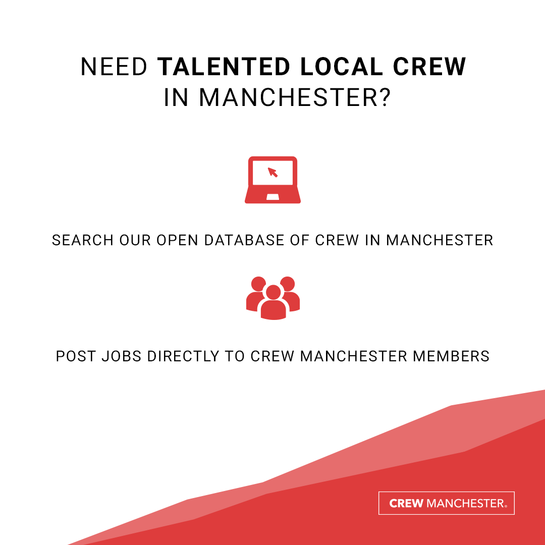CrewManchester's tweet image. We help #productioncompanies find talented, local ready-to-work #crew, and top local facilities and locations. Visit our website to find out more about our free service: crewmanchester.co.uk