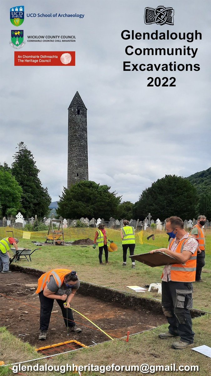 Glendalough Heritage (@glendaloughhf) on Twitter photo Glendalough Community Excavations will return 8th-19th August 2022 and is seeking volunteers. If you have an interest in archaeology and Glendalough it is a fantastic experience. No prior knowledge of excavation is required. 1/ Glendalough Community Excavations will return 8th-19th August 2022 and is seeking volunteers. If you have an interest in archaeology and Glendalough it is a fantastic experience. No prior knowledge of excavation is required. 1/