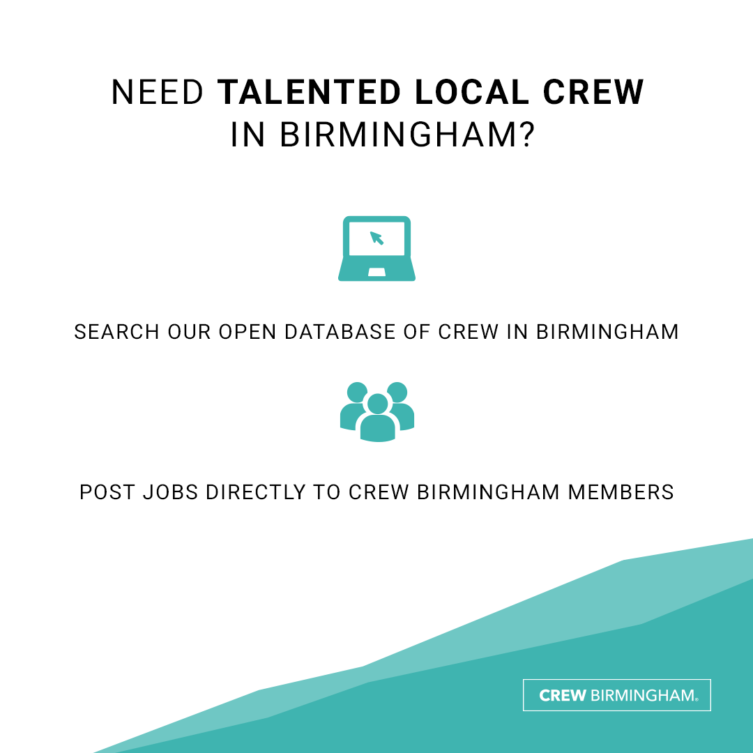 We help #productioncompanies find talented, local ready-to-work #crew, and top local facilities and locations. Visit our website to find out more about our free service: crewbirmingham.co.uk