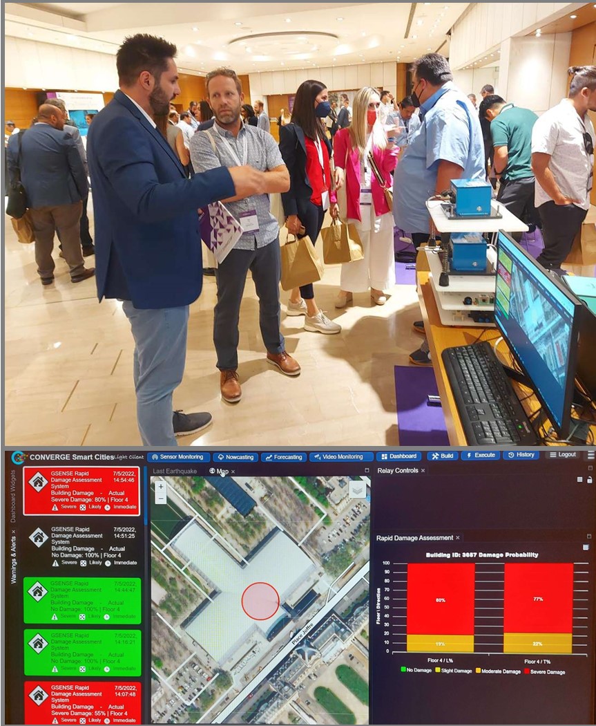 We are delighted to discuss solutions that are redefining #crisismanagement with our booth visitors
at ICONHIC2022-International Conference on #NaturalHazards &amp; #Infrastructure!
Multihazard Risk Analysis platform, Greek Pilot Earthquake Early Warning and Rapid Damage Assessment