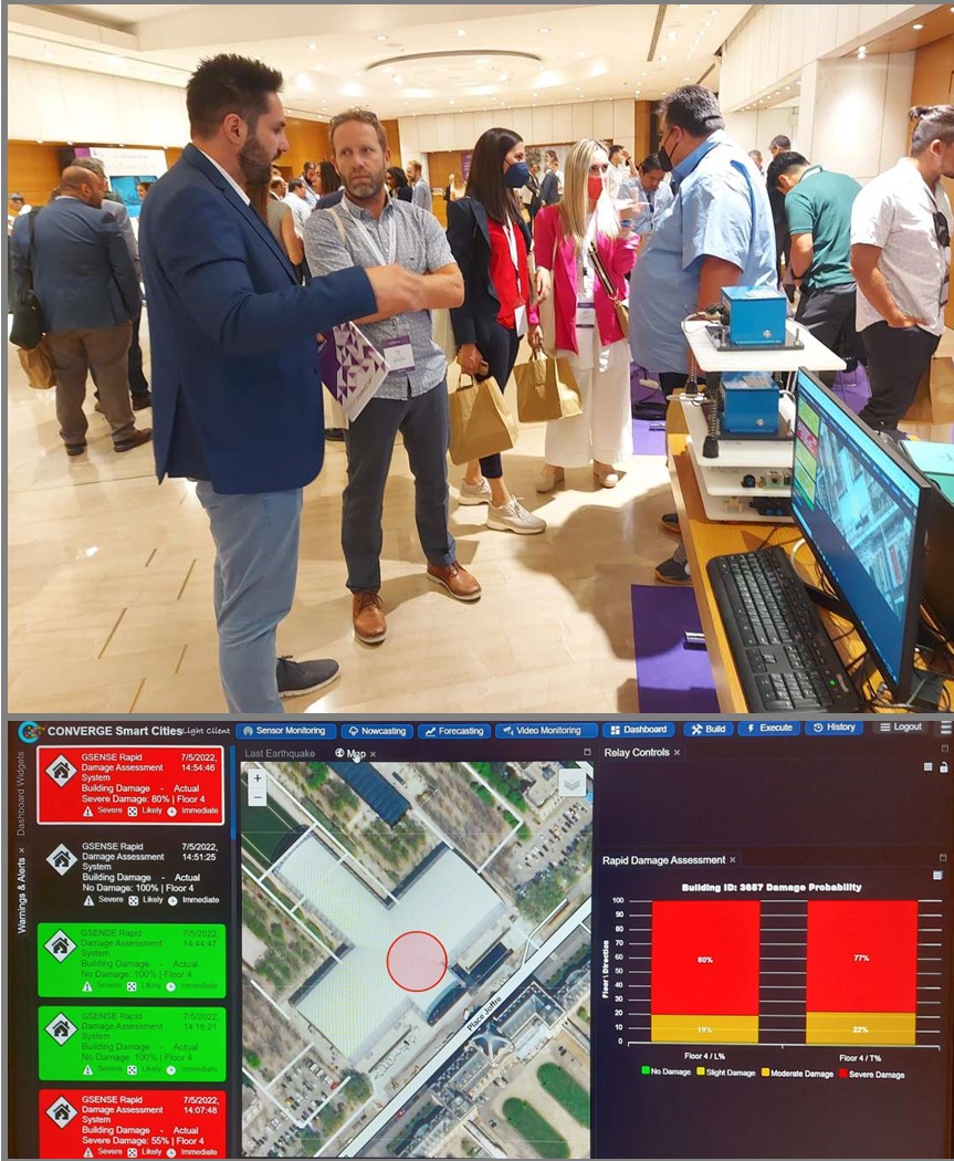 We are delighted to discuss solutions that are redefining #crisismanagement with our booth visitors at ICONHIC2022-International Conference on #NaturalHazards & #Infrastructure! Multihazard Risk Analysis platform, Greek Pilot Earthquake Early Warning and Rapid Damage Assessment