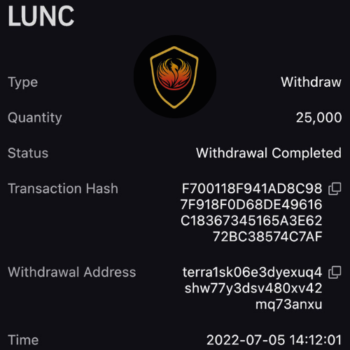 LunaProtocolR's tweet photo. 🔥 We just burn 25 000 $LUNC again!!!

RT🔥 if you want us to burn more $LUNC today!
Chart: https://t.co/ucxAfybYas

Join us https://t.co/OulrGp1p41

#Terraluna #Lunap $LUNA https://t.co/9cGb5dDQ4u