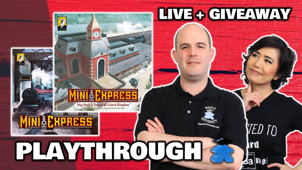MeepleU's tweet photo. This weekend!c We're playing #MiniExpress with UK Map new expansion! Join us for gameplay, chat  and giveaway! Mini Express is the sequel of one of our fave game #MiniRails
https://t.co/AB3BYfHyKO
@moaideas https://t.co/5KG4uQetdF
