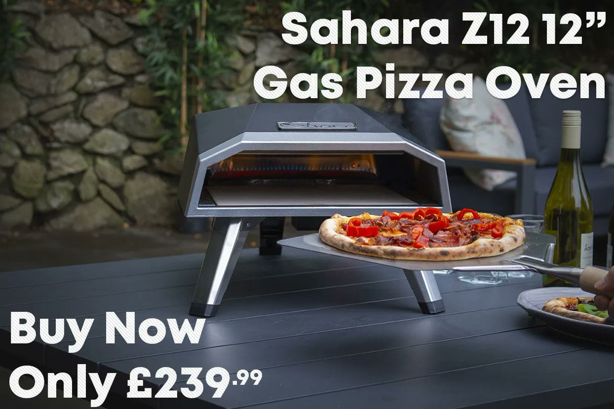 We Are Now Stocking Sahara Pizza Ovens
Quickly &amp; Easily Cooks Authentic Pizzas
Buy Now - buff.ly/3RdQpEs