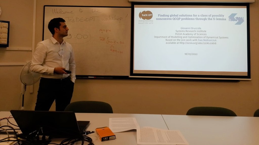 TraDE-OPT project tweet media