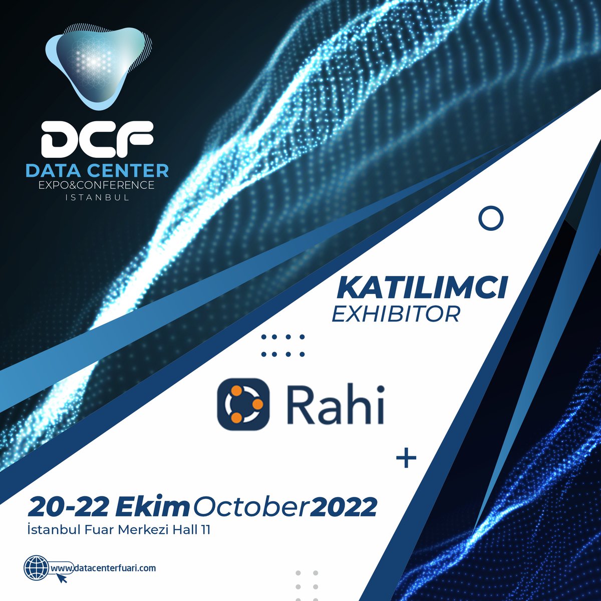 DCFDataCenter's tweet photo. Rahi, became one of the participants of Turkey's data center fair DCF Data Center Expo 2022!
20-22 October 2022 - Istanbul Fair Center
#datacenterexpo #innovation #tech #colocation #firewall #system #cybersecurity #security #server #datasave #datacenter #data #EURASIA https://t.co/o3NfhPcnhK