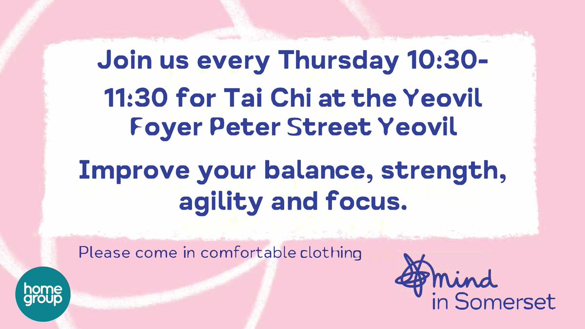 Come and join us every Thursday for free Tai Chi. All abilities welcome.