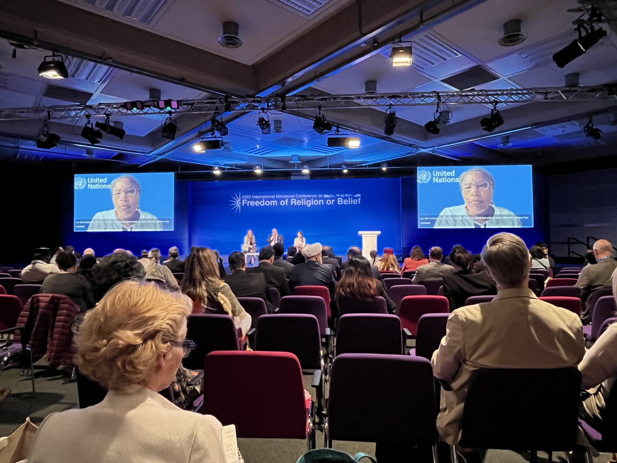 aarif_abraham's tweet photo. UN Special Adviser on Prevention of Genocide, Alice Wairimu Nderitu (@UNOSAPG), taking note today @UKFoRBForum (UK FCDO Inter-Ministerial) saying Yazidis at serious risk of recurrence of genocide and fall within her Office’s Framework of Analysis for Atrocity Crimes. #FoRBForAll https://t.co/IQeiq8zpuA