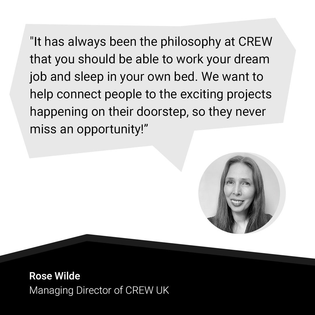Want to work on your dream job, in your hometown, and sleep in your own bed? Join CREW!

#crewjobs #crewuk #crewopportunities #worklocal