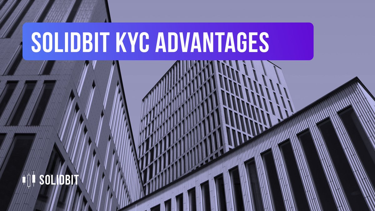 Solidbit1's tweet image. All users have access to #KYC on our platform!

Those who came to our platform for the first time, we provide opportunities for trading, depositing, and withdrawing funds without verification, but with a limit amount of $5,000.

📈 Try it and join us: bit.ly/3DBoic2