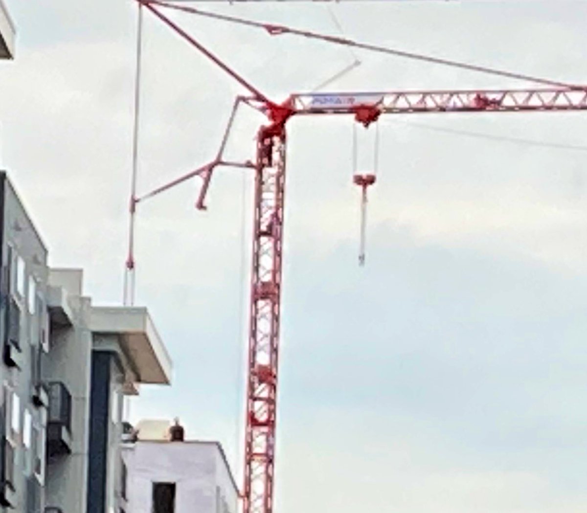 A man has climbed a Crain on Centre Ave in East Liberty and is apparently sitting in the vertical part of the Crain. Pittsburgh Police and swat are in the scene. Traffic is closed between Negley and Euclid on Centre. <a href="/TribLIVE/">TribLIVE.com</a>