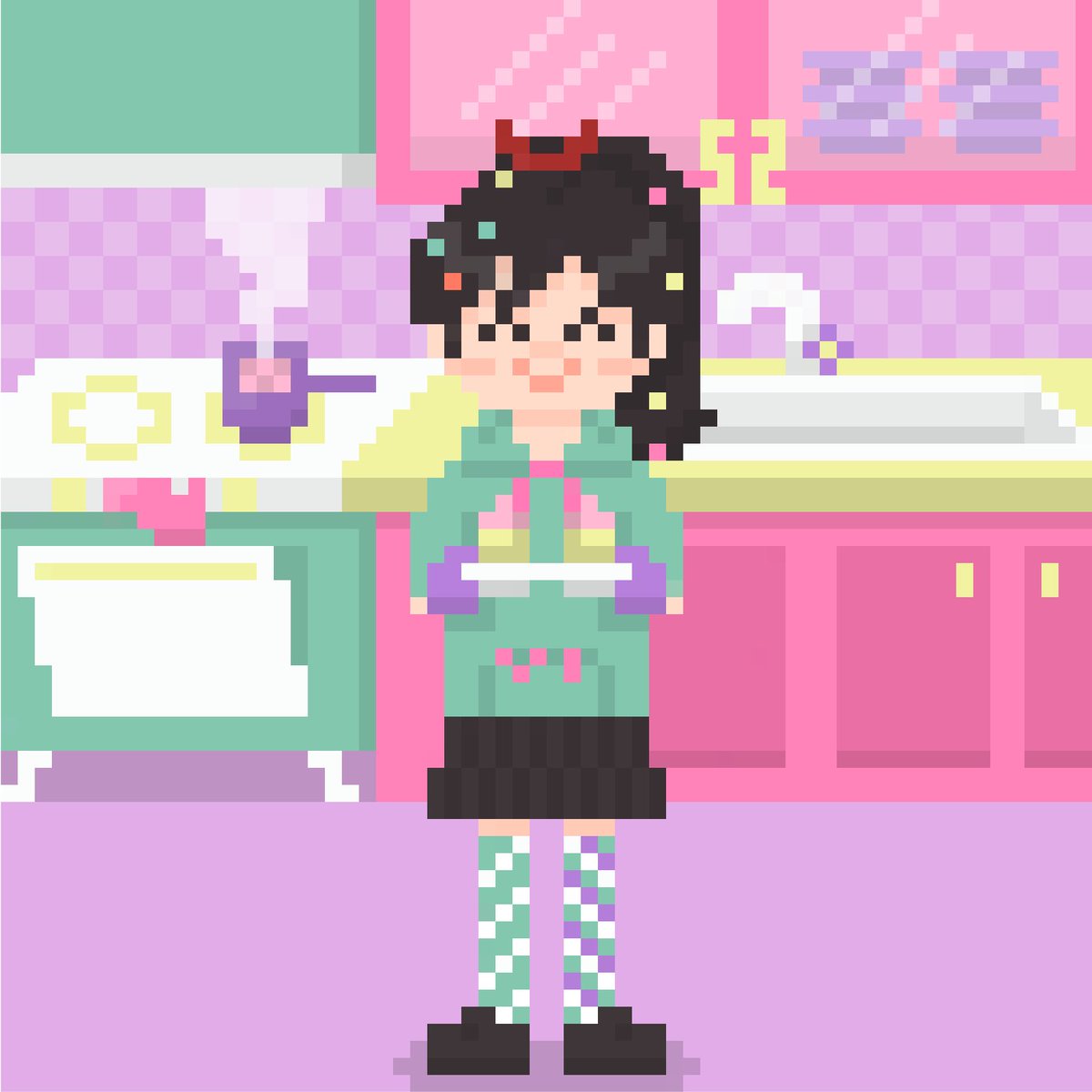 Vanellope’s cupcakes🍬
#pixelart #vanellope