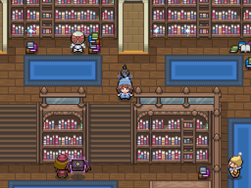 Clara_Dragon's tweet image. 🌟Más imágenes de Ciudad Perseo🌟 
Esta vez algunos de sus interiores, como la biblioteca, la catedral, el palacio y su Centro Pokémon.