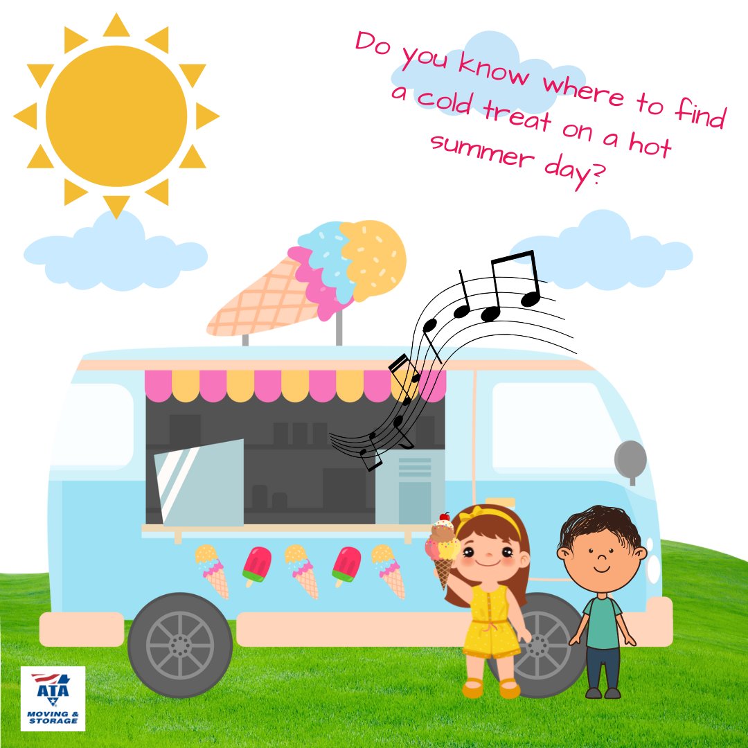 MOVINGdotORG's tweet photo. Summer is heating up - do you know the route of the ice cream truck in your new neighborhood? What better way to stay cool and refreshed on a hot summer day!? https://t.co/DaQYcszJGO