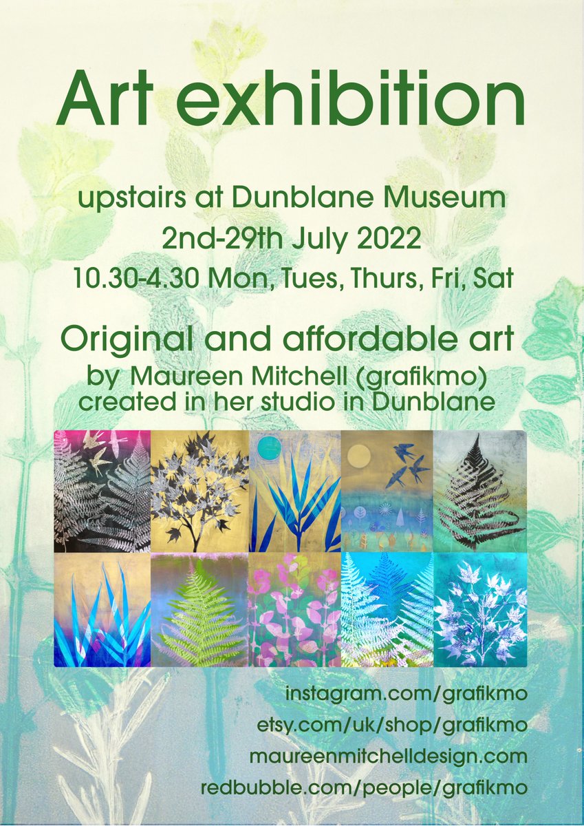 grafikmo's tweet photo. See this Instagram video by @grafikmo https://t.co/5K0HwbOyoH #art #artexhibition #dunblane #grafikmo #monotypes #printmaking https://t.co/WKHi0UkAbR