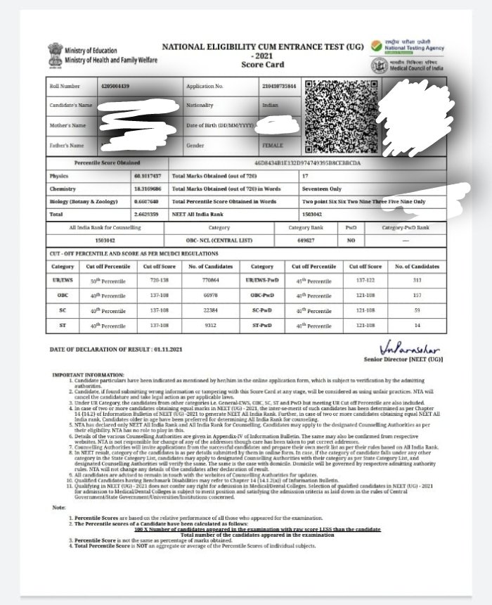 Anshuanup7's tweet photo. @erPawanBhadana sir, myself Saanvi i attempted my first neet in 2021 .I got 470's nd got wrong rankcard.i got only 17 in it and got two omr sheets.I tried so many ways lyk mails,post. no use sir.this is my 2nd attempt. so make sure this tym will have a exam prprly wth no issues https://t.co/EFL43xa4zs