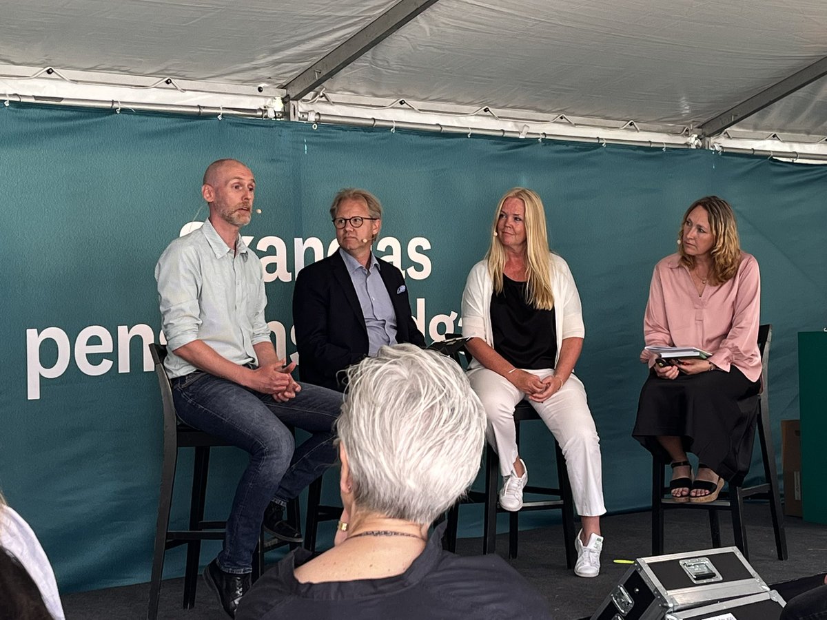 Vikten av att mäta effekten av sociala hållbarhetsinsatser och följa upp nyckeltal diskuteras <a href="/ideer_for_livet/">Idéer för livet</a> <a href="/SkandiaSE/">Skandia</a> #almedalen Christina Wahlström, Stina Liljekvist, Tommy Borglund, Erik Jannesson