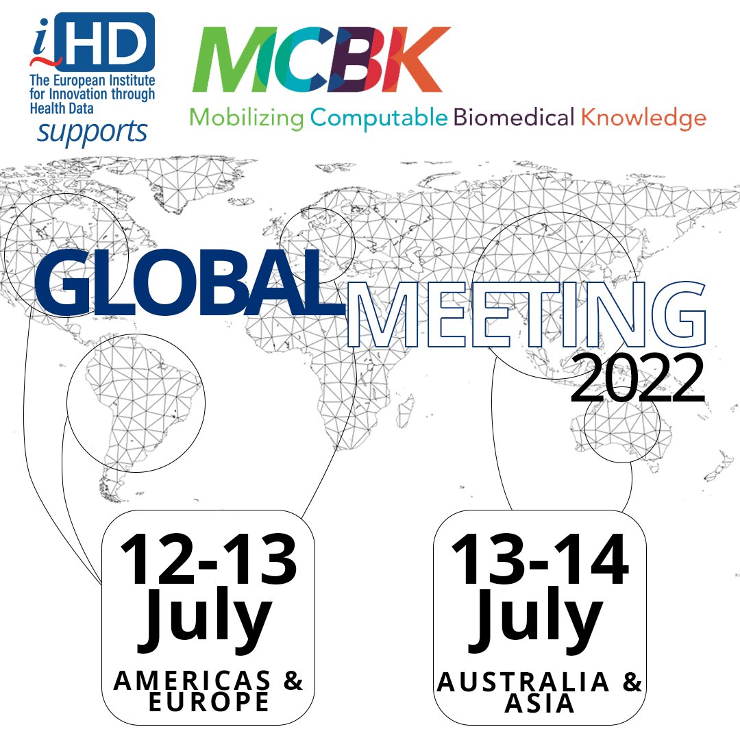iHD_HealthData's tweet photo. i~HD is excited to share its support for @MobilizeCbk's Global Meeting 2022. Accessible, reusable and trustworthy #computableknowledge for #publichealth and #individualhealth takes centre stage in the experts-led sessions.

More info and registration 👉 https://t.co/Bz5H6RnWUM https://t.co/G08B1xcYiL