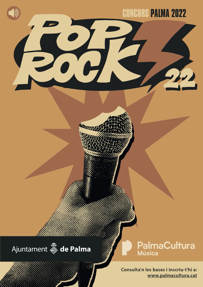 ajuntpalma's tweet photo. T'agradaria que la teva banda actuàs a la Revetla de #SantSebastià2023?

⚡️Presentau-vos al concurs Pop Rock🎤
🙋‍♂️Una de les bandes s'elegirà per votació popular des de https://t.co/6NuaMS4hVk
📅Termini: 15 de juliol

Bases: https://t.co/O7XysK42jy https://t.co/rVYOWQSKnY