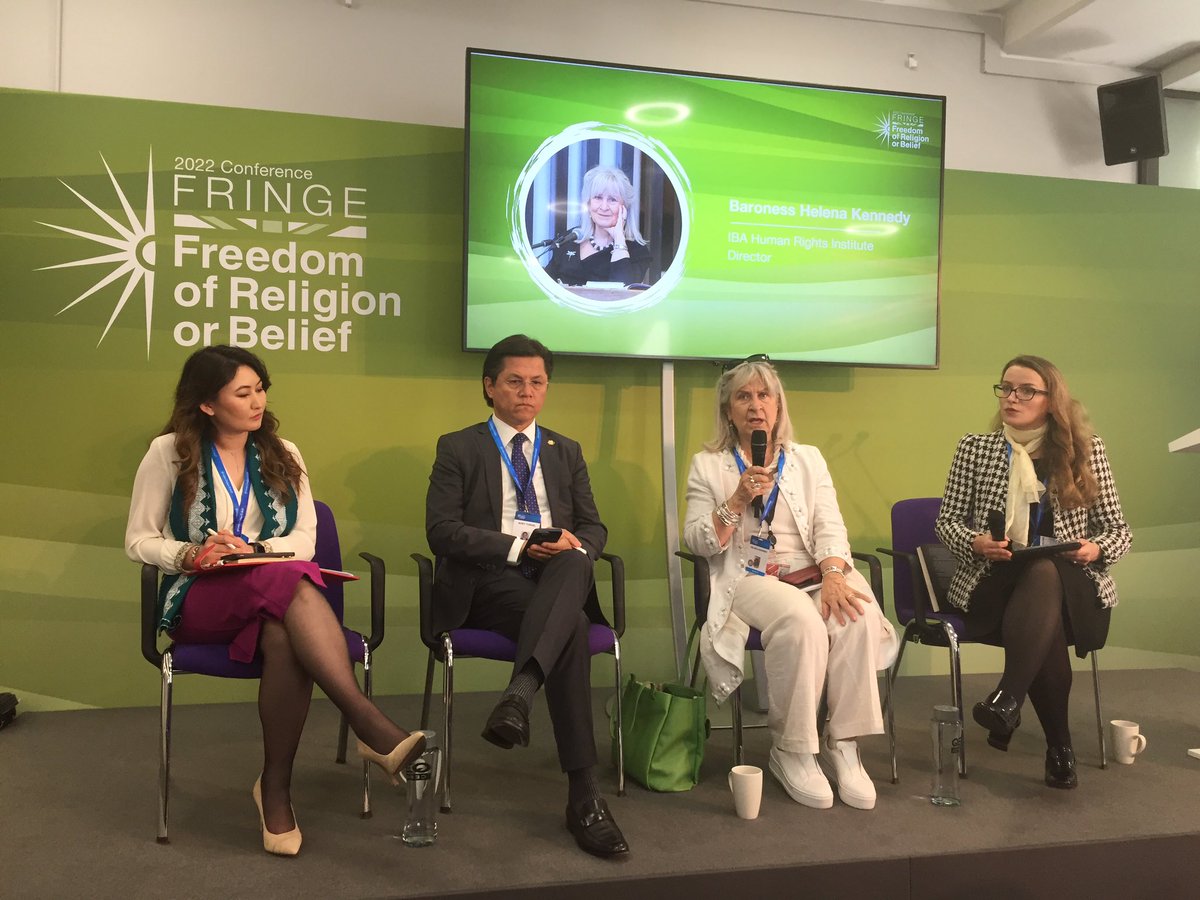 Starting today: the international #forb conference🕊

Opening the civil society fringe is <a href="/UKFoRBForum/">UKFoRBForum</a>’s duty to prevent genocide

Powerful testimony from <a href="/nuryturkel/">Nury Turkel</a> &amp; <a href="/TheHomira/">Homira</a>, underscoring <a href="/HelenaKennedyQC/">HelenaKennedy</a>’s urgent call for a UK monitoring mechanism