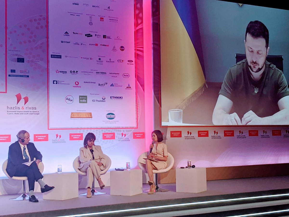 Cristina Gherasimov (@cgherasimov) on Twitter photo Thoughtful discussion this morning on the democratic resilience of Europe this morning with <a href="/sandumaiamd/">Maia Sandu</a> <a href="/ZelenskyyUa/">Volodymyr Zelenskyy / Володимир Зеленський</a> and 🇬🇷 President Sakellaropoulou in Athens. Thoughtful discussion this morning on the democratic resilience of Europe this morning with <a href="/sandumaiamd/">Maia Sandu</a> <a href="/ZelenskyyUa/">Volodymyr Zelenskyy / Володимир Зеленський</a> and 🇬🇷 President Sakellaropoulou in Athens.