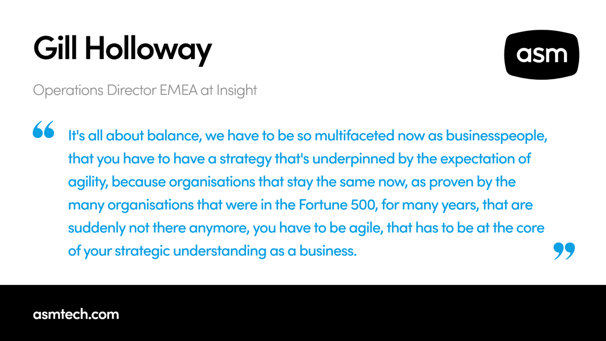 ASMTechnologies's tweet image. Throughout series 2 of #ASMConnected, we sat down with business leaders and discussed the difference between global enterprises and small businesses in their attitudes towards #agility and how technology can help businesses to be more agile.

#EnterpriseAgilityMonth #Culture