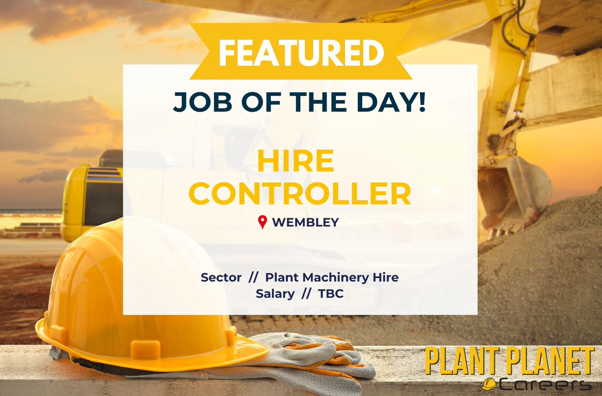 PPCareers's tweet image. New Vacancy! 👷‍♂️

P Flannery #PlantHire is looking for a #HireController to work in their Hire Department!

🦺Hire Controller
🗺️#Wembley
💵TBC

See Plant Planet Careers for details &amp;amp; apply today!⬇
plantplanetcareers.co.uk/job/hire-contr…

#ConstructionJobs #MachineryJobs #WembleyJobs #HireJobs
