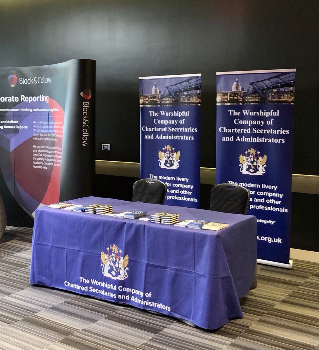 Worshipful Company of Chartered Secretaries (@charteredsecsco) on Twitter photo We’re ready to talk to you about #wccsa and how you could become a liveryman!
Come see us at <a href="/CGIUKI/">The Chartered Governance Institute UK & Ireland</a> Governance 2022, today or tomorrow.
#GOV2022 #conference #Governance #professionals #london #liverycompany We’re ready to talk to you about #wccsa and how you could become a liveryman!
Come see us at <a href="/CGIUKI/">The Chartered Governance Institute UK & Ireland</a> Governance 2022, today or tomorrow.
#GOV2022 #conference #Governance #professionals #london #liverycompany