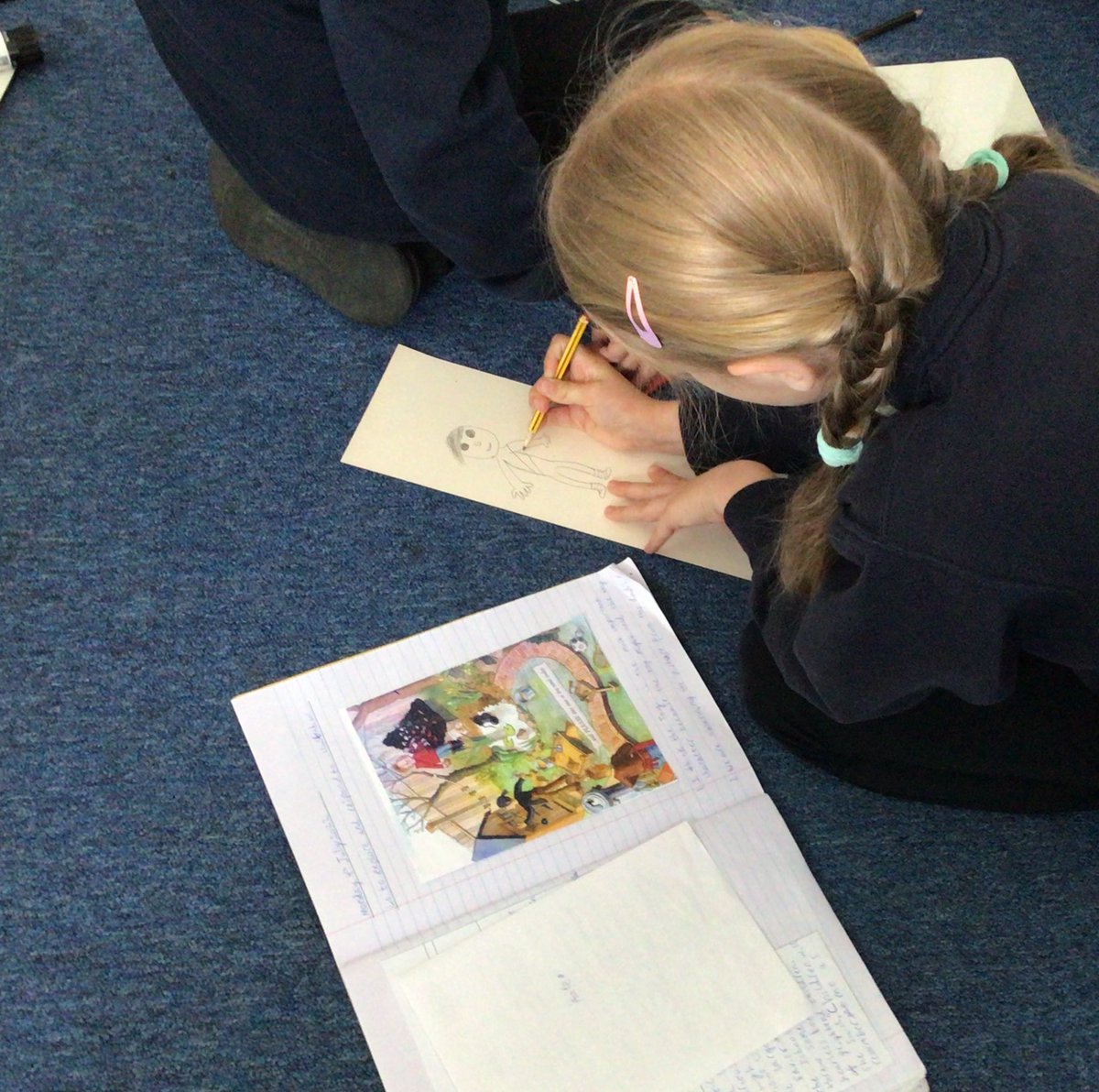 ysgolyddraig's tweet photo. #YYDyear4 #YYDliteracy #YYDenjoy Recreating scenes from @Bonzetta1 Traction Man stories to immerse ourselves in the world of comic strip adventure! https://t.co/BQmtC5ujVY