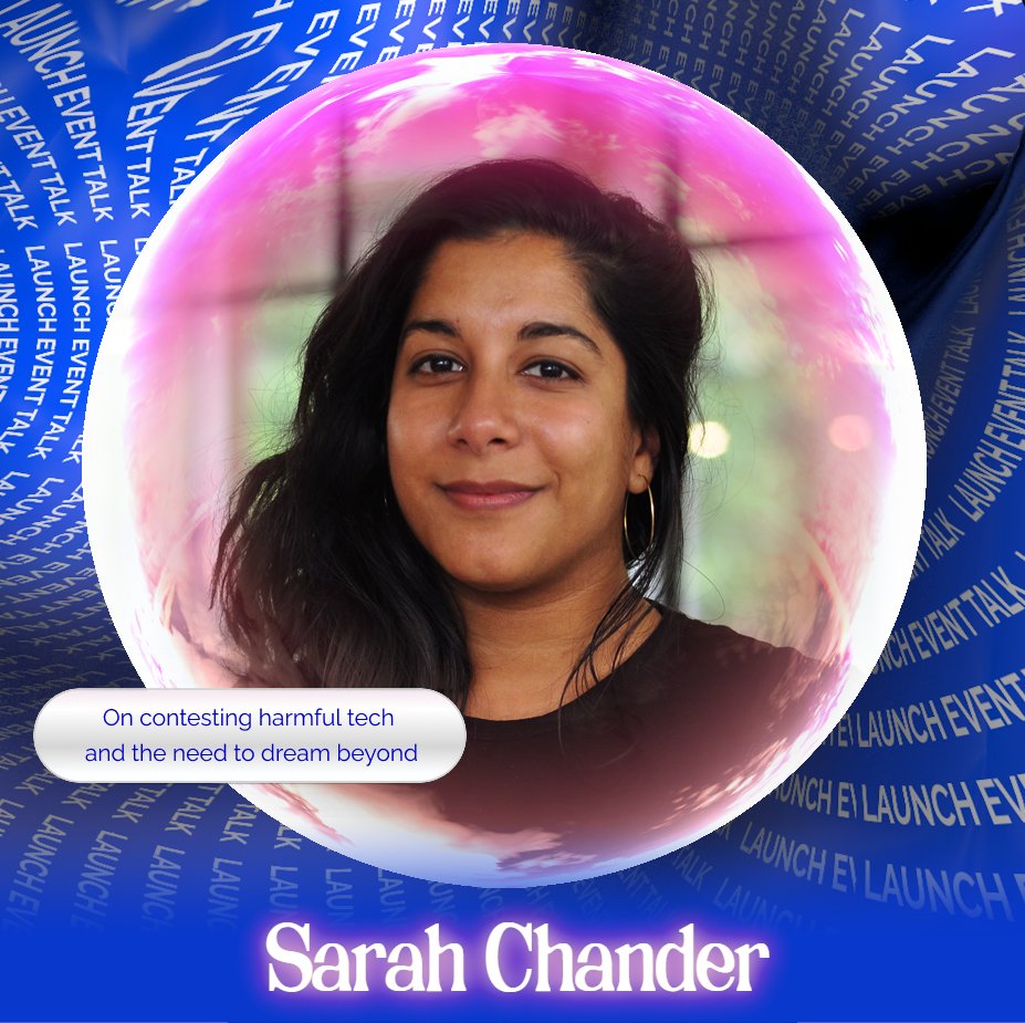 DreamingBeyond_'s tweet photo. Our launch event is coming up in 2 days and we’re SO thrilled for the amazing line up💎

Our Lightning Talk #1 will be presented by @sarahchander on contesting harmful tech and the need to dream beyond (understanding AI)
You don’t want to miss this -registration link in bio! ✨🔐 https://t.co/17DAXQDq6f
