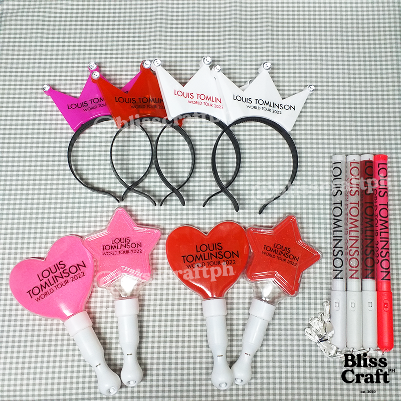 blisscraftph's tweet photo. wts lfb ph β #BCPHSells pls help rt
LOUIS TOMLINSON WORLD TOUR 2022 Cheering Merch by @blisscraftph π€
- light stick
- crown headband
- heart and star lightstick
Shop here https://t.co/YjILh43EYS
#LouisTomlinson #LTWTManila wtb lfs looking for ticket tix
+ more below https://t.co/QDuNxjSZAQ