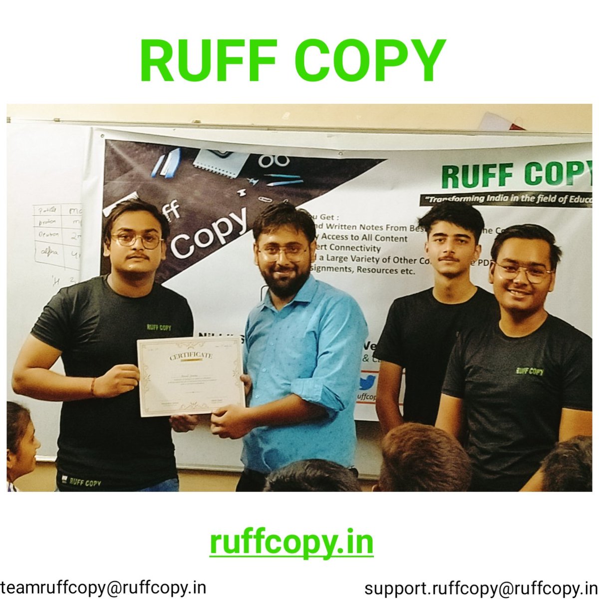 Ruffcopy.in
🎊Congratulations 🎊
Experts no. 17
 Anmol Dawra
Educationist
Subject matter expert Biology. Experience gained with reputed schools of Meerut. Has completed valuable courses in different fields.
#ruffcopy #Ruffcopy 
#ministryofeducationindia
R.S.V.P
CMO