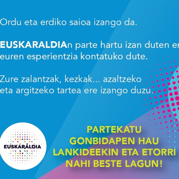 AEDelkartea's tweet photo. Gogoratu, Arrasateko industria eta zerbitzu enpresei zuzendutako saioa izango dugu bihar, @AZKkomunikazioa eta #ekide taldearen parte hartzearekin. Hurbildu eta ekin zure entitatea euskalduntzeari!
#euskaraldia2022
#hitzezekitekogaraia
@Earrasate
@topagunea
@euskaraldia https://t.co/8yws0R79OZ