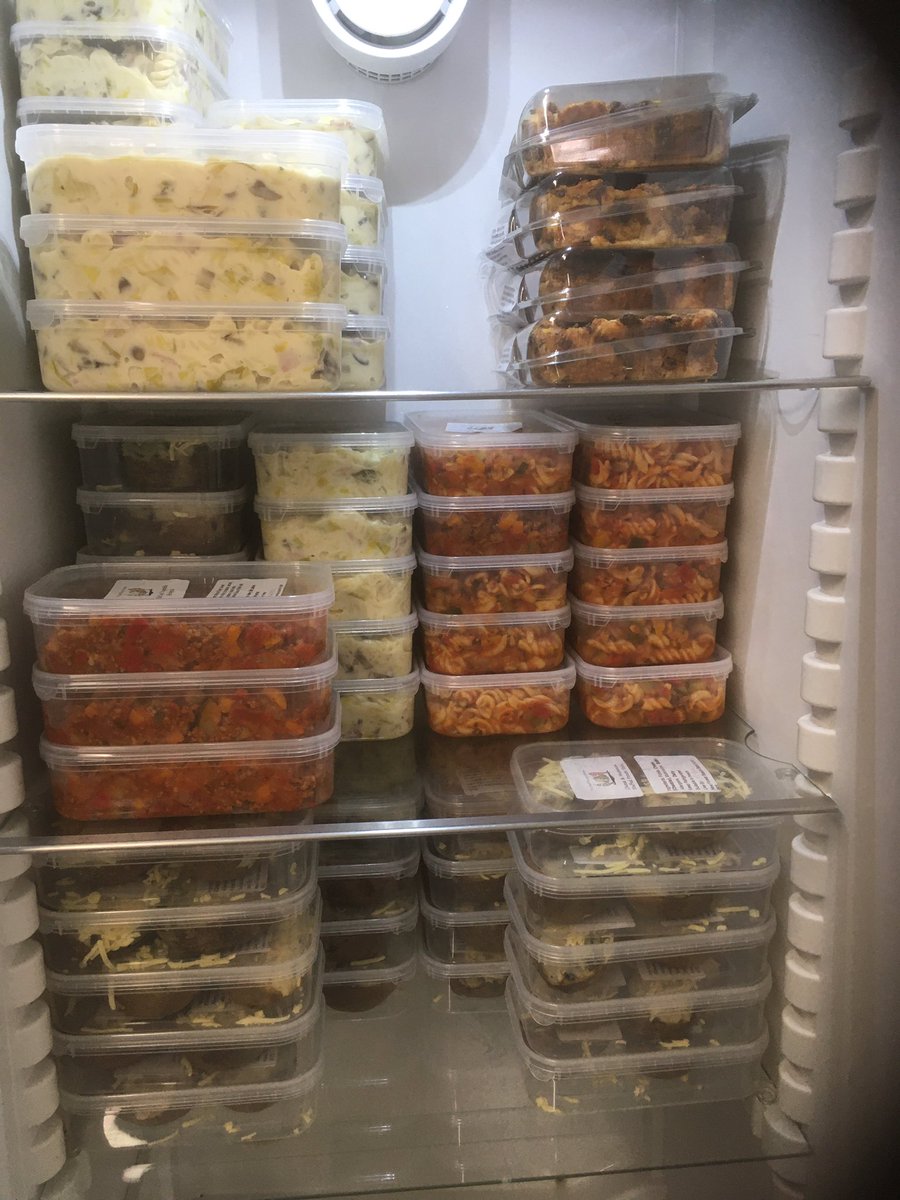 Another week….another fridge full of meals ready for clients @NewForestBasics made possible with a grant from <a href="/hantsconnect/">Hampshire County Council</a>
