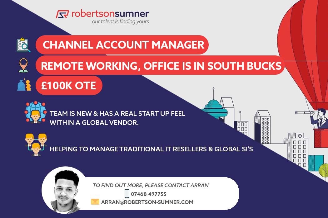 Our client has a fantastic new role which is based in South Buckinghamshire 📍 with remote working and offering a salary of £100k OTE 💰

You'll be joining a global vendor, helping them launch a new authentication tool, to find out more, please contact Arran Collymore 👋