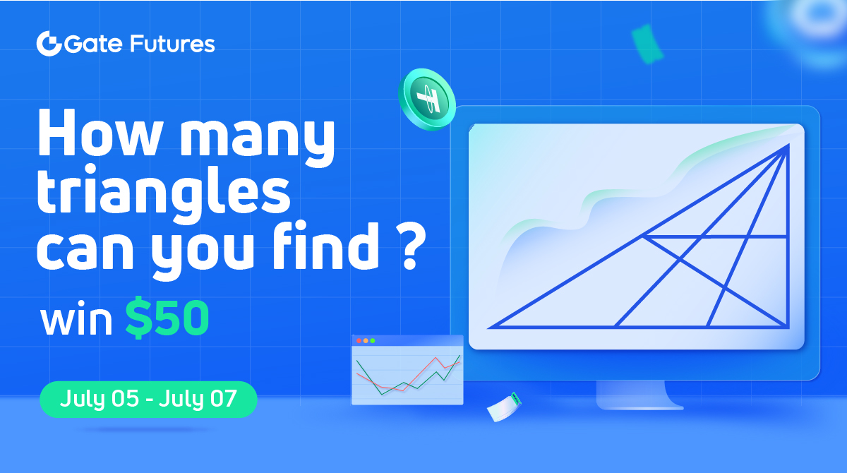 GateFutures's tweet photo. 🚩How many triangles can you find?

📅 : July 05- July 07, 2022

✅Follow us 
✅Like &amp; RT this post 
✅Tag 3 friends with #Gateiofutures
✅Drop you answer in comment

🎁5 winners win up to $50 https://t.co/C9W52POZYr