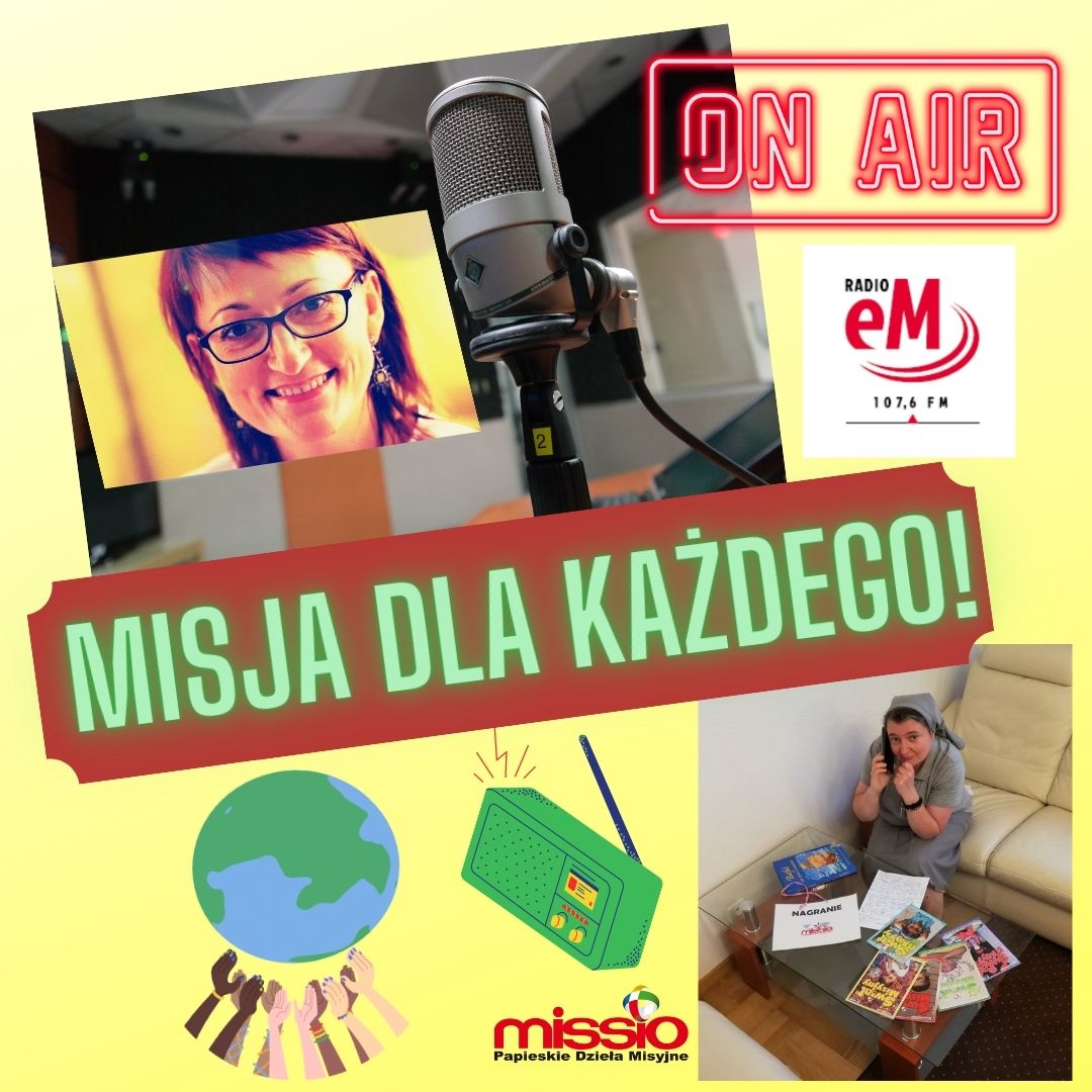 pdm_missio's tweet photo. W audycji „Misja dla każdego” na antenie @Radio_eM_107i6 📻 s. Monika Juszka RMI, sekretarz krajowy PDMD, opowiada o ciekawostkach misyjnych z różnych części świata.🗺️🎙️🌍 Zapraszamy ❤️
ℹ️zobacz więcej: https://t.co/YQGHhwBdsb
#PDM #PDMD #misjadlakażdego #RazemBudzimyDoMisji https://t.co/xfqtx6ZaDu