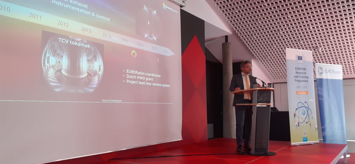 FusionInCloseUp's tweet photo. Fusion is about our clean future energy - and breakthroughs today! Wouter Vijvers @chromoBV @WouterVijvers applied a camera for monitoring fusion plasma to cancer diagnostics, producing medicine, monitoring food production and manufacturing.
#road2fusion #horizoneurofusion https://t.co/4OWJa9YS8v