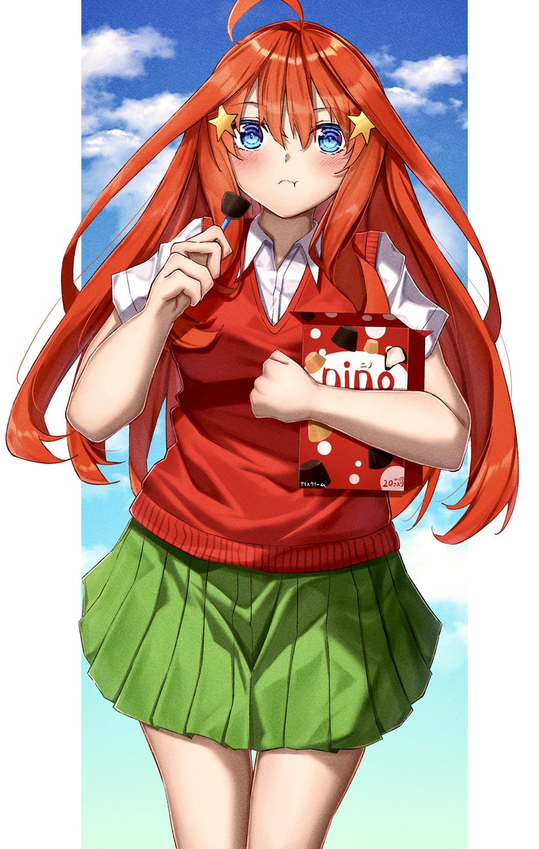 とーかんさんがTwitterに投稿した中野五月(五等分の花嫁)のイラスト。