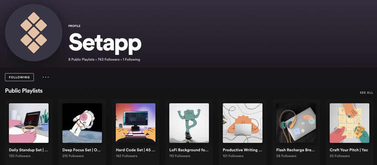 Maria Polishchuk 🇺🇦 (@maria4wh) on Twitter photo <a href="/Setapp/">Setapp by MacPaw</a> released productivity playlists on Spotify. The collection includes writing playlist from <a href="/ulyssesapp/">Ulysses Help</a>, recharge break sounds from <a href="/cleanmymac/">CleanMyMac by MacPaw</a>, hip-hop/soul beats for concentration from <a href="/yac/">Yac</a> and much more -> spoti.fi/3IcQlku <a href="/Setapp/">Setapp by MacPaw</a> released productivity playlists on Spotify. The collection includes writing playlist from <a href="/ulyssesapp/">Ulysses Help</a>, recharge break sounds from <a href="/cleanmymac/">CleanMyMac by MacPaw</a>, hip-hop/soul beats for concentration from <a href="/yac/">Yac</a> and much more -> spoti.fi/3IcQlku