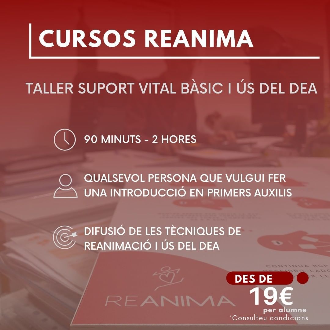 Que et sentis sempre #segur, és el nostre objectiu😉.

Oferim #formació per a tots els públics, per fer arribar a tota la població les tècniques de #reanimació més necessàries👌.

Si vols que organitzem un curs en el teu espai, no dubtis en contactar-nos a info@reanima.cat 💫